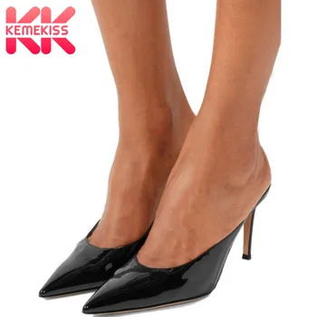 

KemeKiss Size 35-45 Woman High Heel Sandals Pointed Toe Thin Heel Sexy Woman Shoes Party Nigh Club Woman Shoes Footwear
