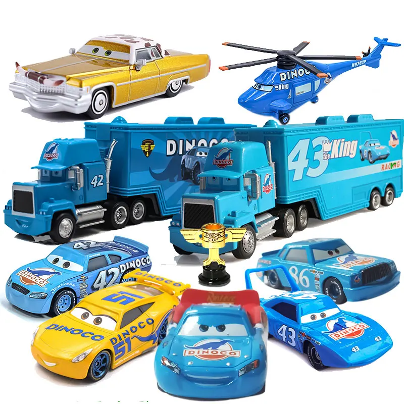 Cars Lightning Mcqueen Cruz Ramirez King Chick Hicks Dinoco Team Racer Anime Characters Model Toy Metal Diecast Car Boy Toys 1 Cars Lightning Mcqueen Cruz Ramirez King Chick Hicks Dinoco Team Racer Anime Characters Model Toy Metal Diecast Car Boy Toys 1