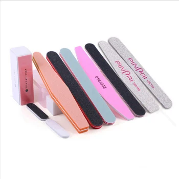 

12PCS/set Reusable Professional Nail File Double Side Sanding Buffer Block Set Grey Nail Files For UV Gel Polish Manicure Tool