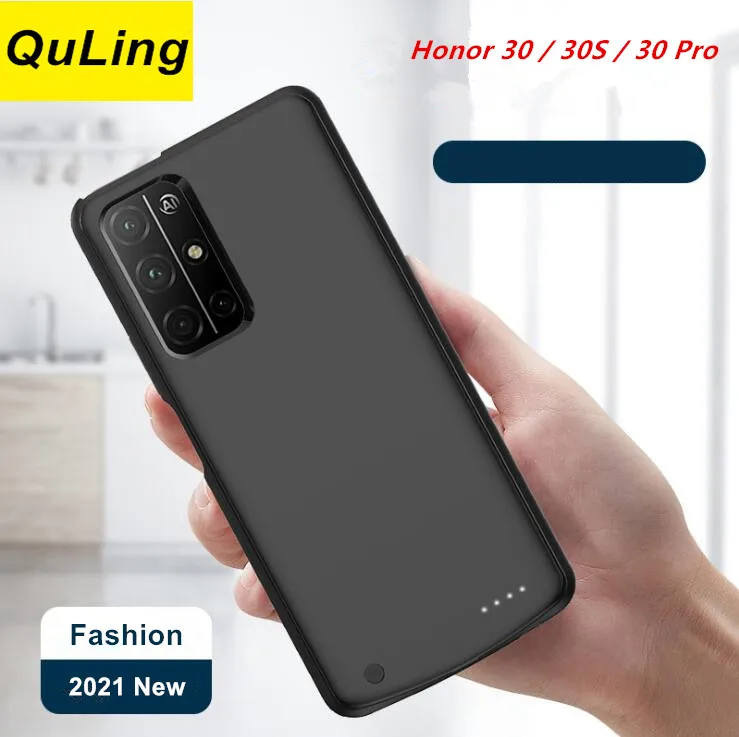

QuLing 6800 мАч для Huawei Honor 30 30S 30 Pro Чехол для батареи для Huawei Honor 30 зарядное устройство чехол
