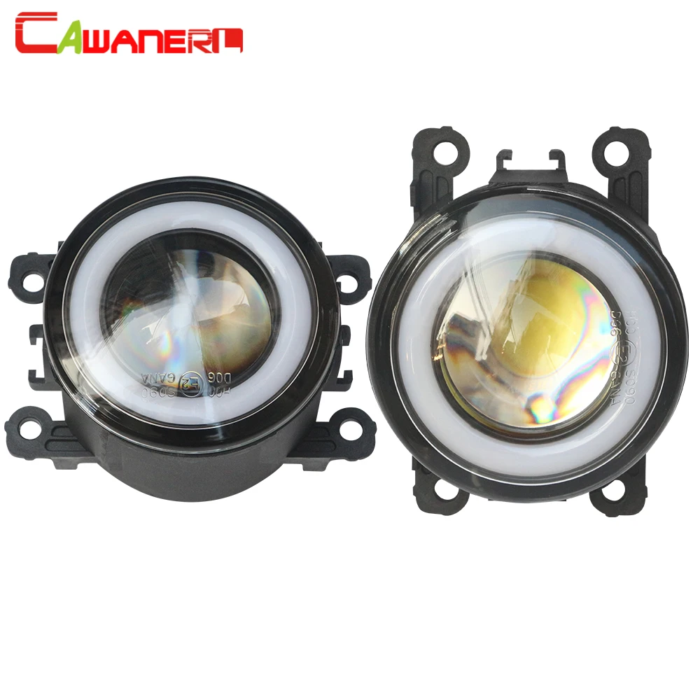 

Cawanerl For Nissan Leaf 2011-2015 Car Styling LED Fog Light Angel Eye Daytime Running Lamp DRL H11 3000LM 12V High Bright