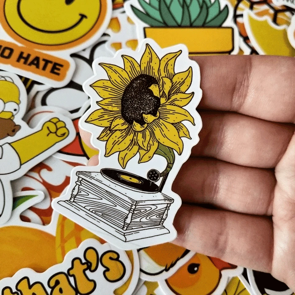 sunflower hydro flask sticker