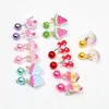 7 Pairs Mini Lovely Ear Clips for Girls Hypoallergenic No Piercing Plastic Earrings for Kids with Pain-resistan 5