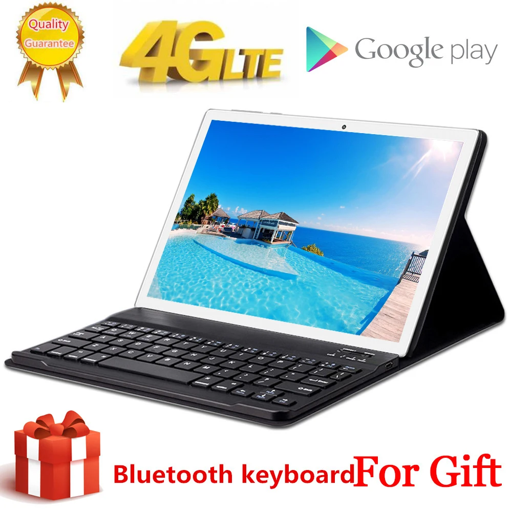 

Free Gift Bluetooth keyboard 1920X1200 4G LTE 10.1 inch 2.5D tablet pc 10 Deca Core MTK6797 8GB RAM 128GB ROM Android 8.0 MT6797