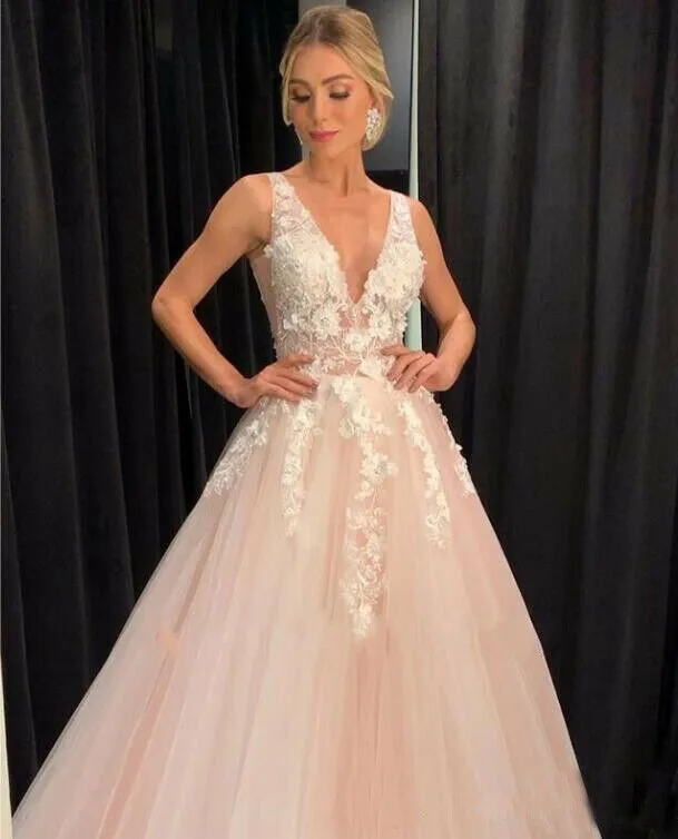 ANGELSBRIDEP-V-Neck-Long-Evening-Party-Gowns-Vestidos-de-festa-Sexy-See-Through-Corset-Applique-Formal (1)
