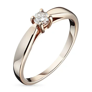 

Red gold ring with Diamond
