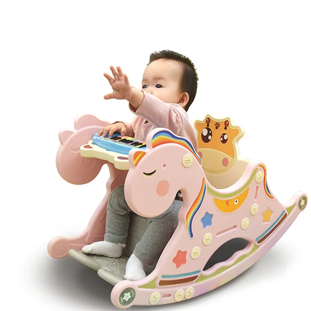 Baby rocking chair music trojan rocking horse toy children's horse shaking gift rocking chair children furniture Baby rocking chair music trojan rocking horse toy children's horse shaking gift rocking chair children furniture