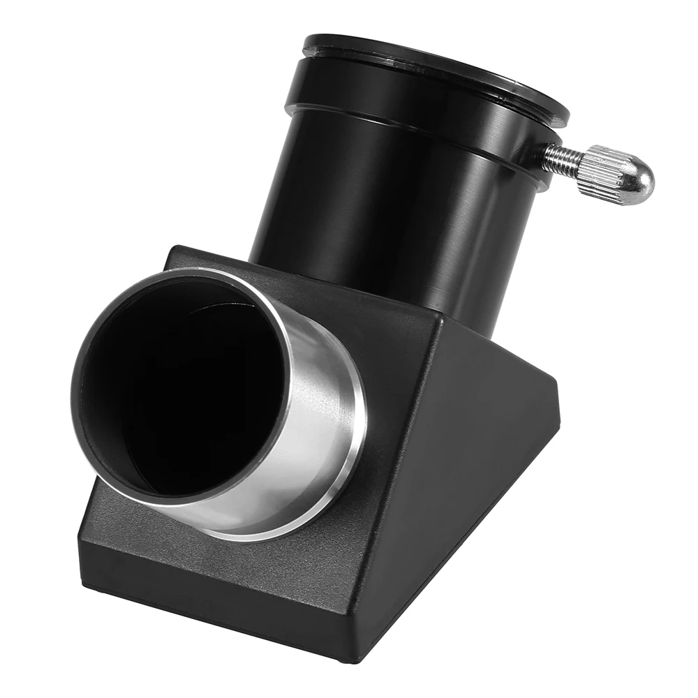 

Astronomical Telescope Eyepiece 90 Degree Diagonal Erecting Prism 1.25IN Zenith Mirror for Refractor Cassegrain Telescope