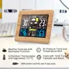 FanJu réveil montre numérique température humidité capteur baromètre prévision Station météo électronique bureau Table horloges ► Photo 2/6