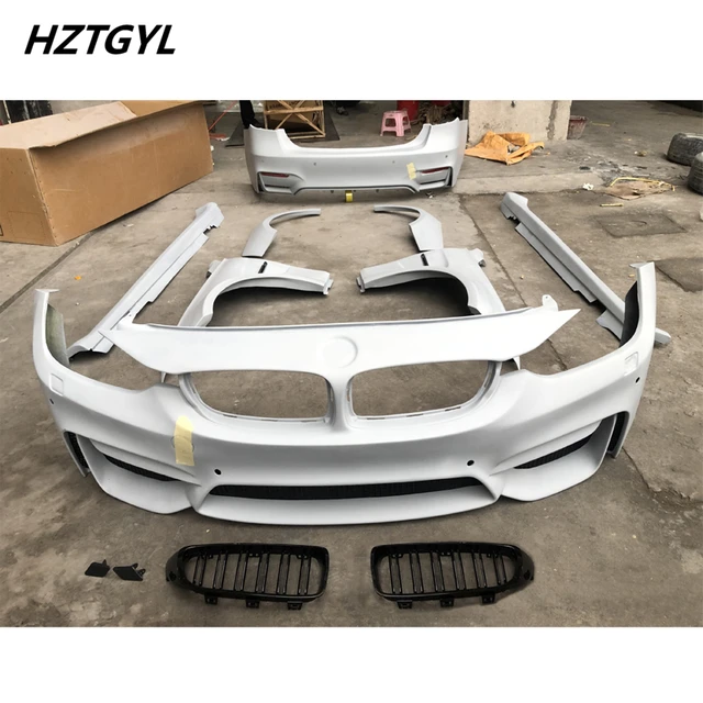 F30 F35 Frp Unpainted Wide Body Car Body Kit For Bmw 3 Series F30