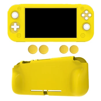 

Nintend Switch Lite Ergonomic Grip Silicone Handle Case Cover Skin Shell For Nintendo Switch Lite Mini Console Full Protection