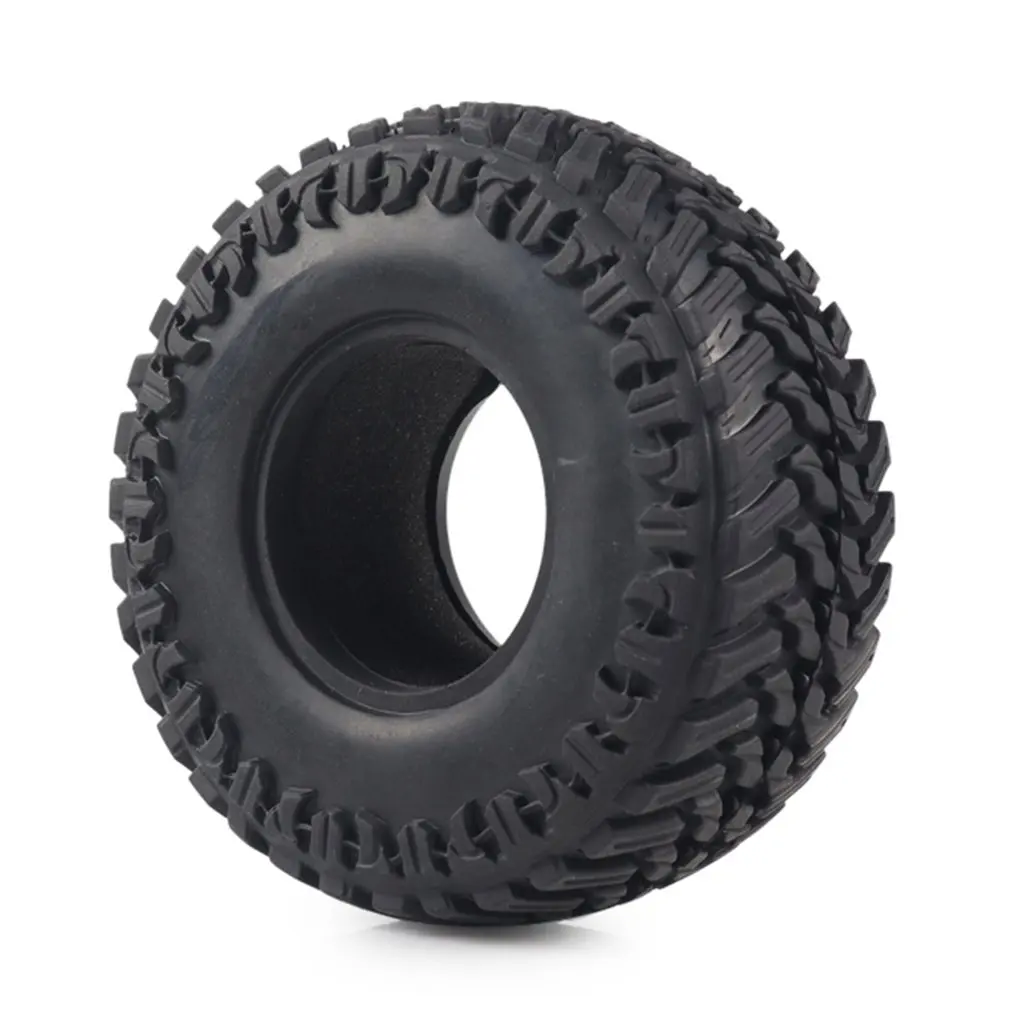 4Pcs 107mm 1.9" Rubber Rocks Tire with Foam for 1:10 RC Rock Crawler Axial SCX10 90047 D90 D110 TF2 TRX-4 S273