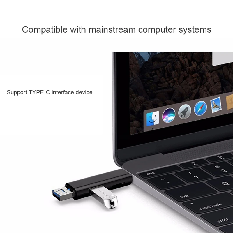 Все в 1 Usb 3,1 кард-ридер высокоскоростной SD TF Micro SD кард-ридер Тип C USB C Micro USB память OTG кард-ридер