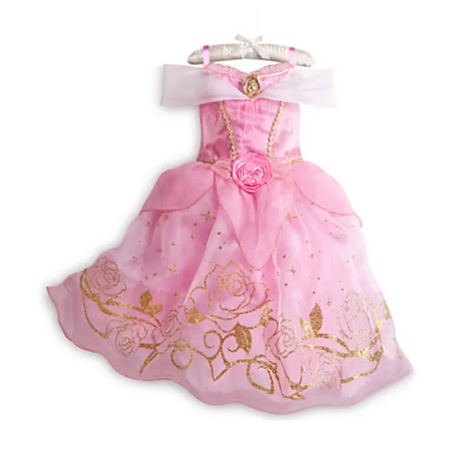 Little Girl Rapunzel Costume Party Fancy Princess Dress Christmas Cosplay Belle Sleeping Beauty Cinderella Carnival Disguise 6