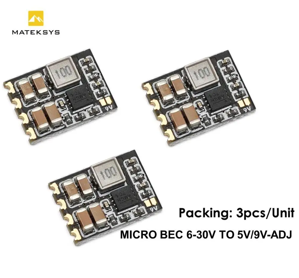 Matek MICRO BEC 6 30 в до 5 В/9V ADJ 6s батарея|Детали и аксессуары| |