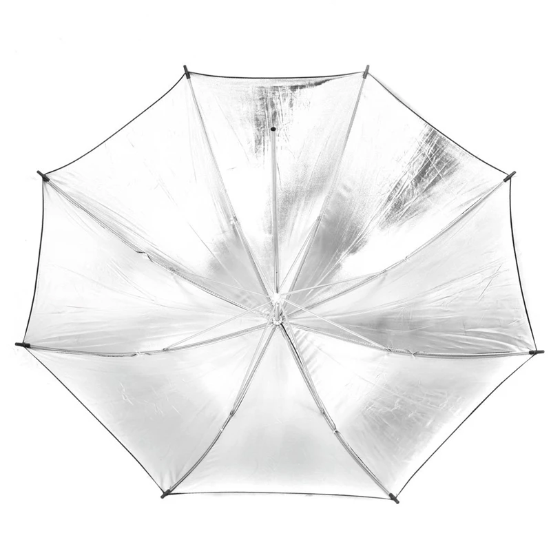 BEST2 шт. зонтик: 1 шт. 83 см 33 дюйма студийный фото стробоскоп вспышка светильник отражатель черный зонтик и 1 шт. 40 дюймов 103 см белый Транс