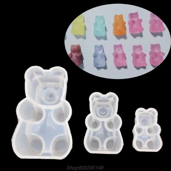 

Gummy Bear Candy Silicone Mold Cake Chocolate Fondant Resin Pendant Jewelry DIY Jy15 20 Dropship