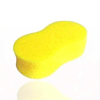 

Wear-resistant Tear-off High-density Large Size 8 Words Car Wash Sponge Yellow Exquisitely Designed Durable