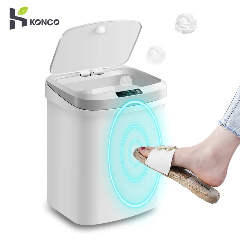Konco индукционный мусорный бак датчик дома интеллигентая (ый) мусорные ведра