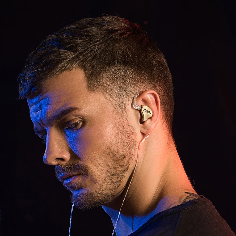 Whizzer OM3 Upgrade bass Наушники-вкладыши динамический наушник HIFI DJ Earplug с 2Pin 0,78 мм разъемом съемный кабель