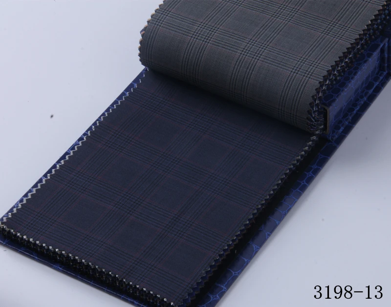 3198-13 На заказ, мужской костюм bespoke, двубортный, серый, в клетку, мужской свадебный смокинг, классический мужской свадебный костюм для мужчин - Цвет: 3198-13
