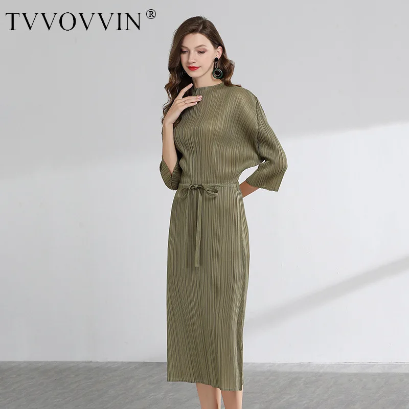 Tvvovvinin/ г.; Новинка; Летняя женская одежда с узором; платье с завязками на талии и рукавом три четверти; Лидер продаж; V472
