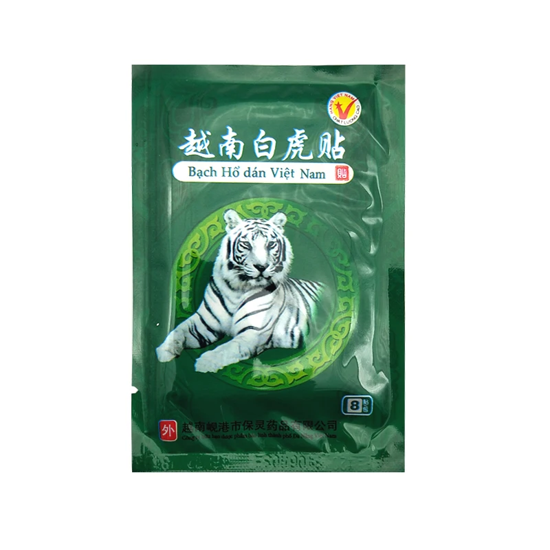 120 шт/15 пакетов вьетнамский белый тигр пластырь Меридиан пластырь Поясничный облегчение боли в спине/шее мышечная боль снимает здоровье