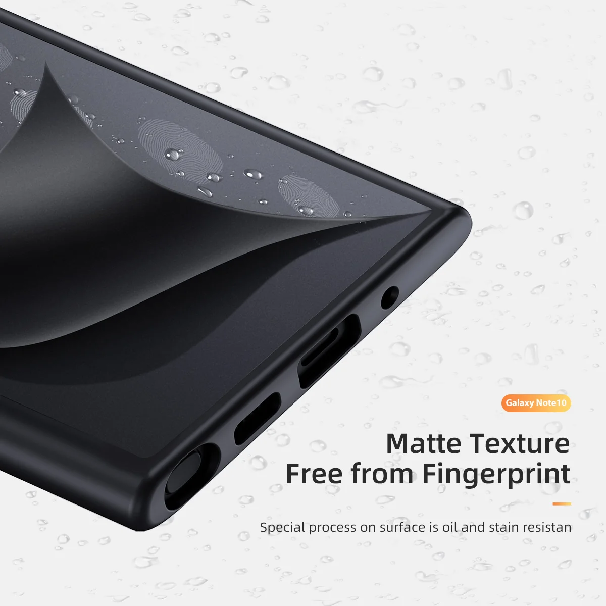 Чехол ROCK Matte PC+ TPU для samsung Galaxy Note 10 Note10 Plus Мягкий силиконовый ударопрочный бампер пуленепробиваемый стеклянный клей задняя крышка