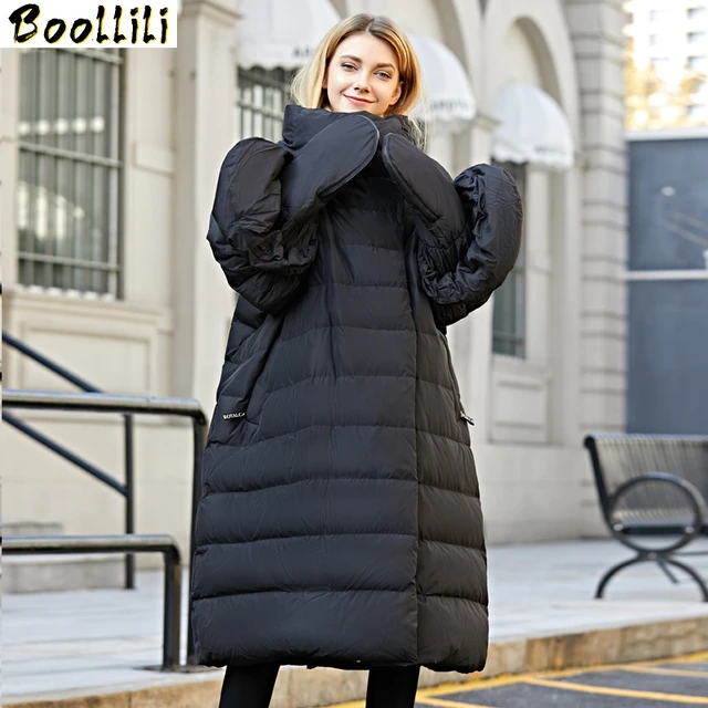Oversize Winter Boollili Down Jacket Women with Gloves Long Korean Duck  Down Coat Winter Puffy Jacket 2023 Casacas De Mujer - AliExpress