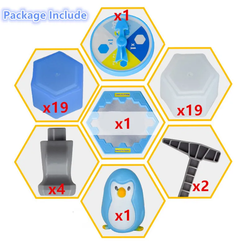 Мини Пингвин доска для ловли игра изделия для крошения льда сохранить Пингвин Вечерние игры родитель-ребенок Интерактивные развлечения столовые игрушки Детский подарок