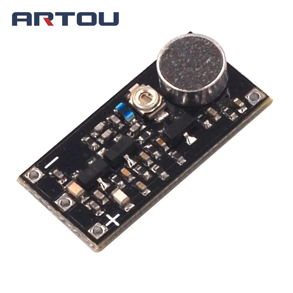 Mini FM Transmitter Wireless Microphone Surveillance Frequency Board Module for Arduino Adjustable Capacitor DC 3V 9mA 88-115MHz |
