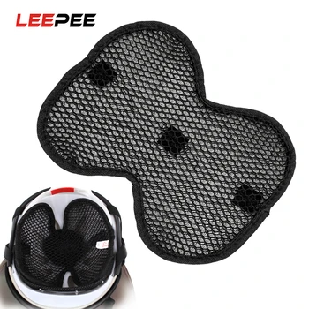 

LEEPEE Motorcycles Helmet Heat Insulation Pad Breathable 3D Cellular Network Helmet Inner Pad Helmet Cushion Insert Liner