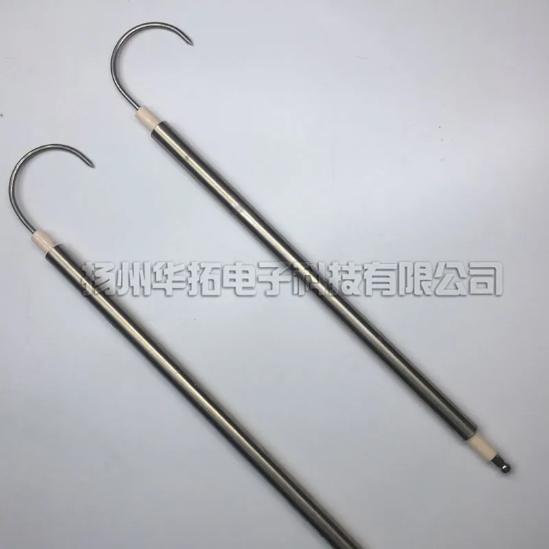 

Stainless Steel Ignition Electrode with Curved Hook Combustion Machine Sensing Rod Detection Flame Rod Ignition Rod