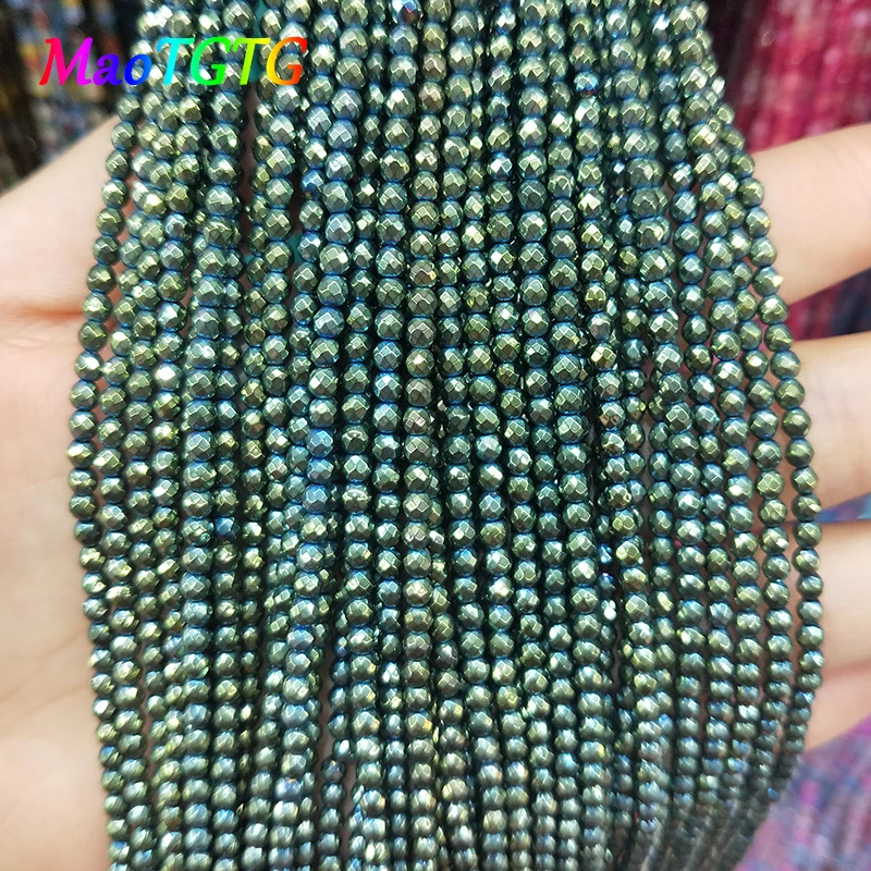 

3mm Small Beads For Jewelry Making Bracelet Necklace Natural Stone Small Beads Jewelry Making DIY Bangle Accessories Wholesale