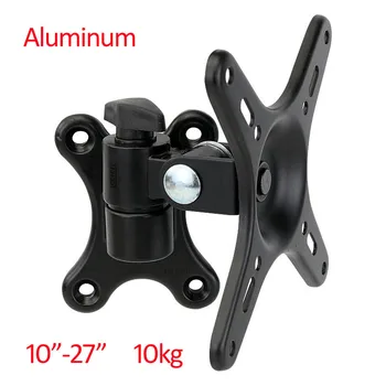 

DL-S10 aluminum 10" 14" 30" 27" tiltable lcd tv wall mount swivel led tv bracket shelf