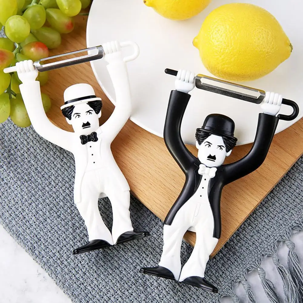 Funny Chaplin Apple Peeler Fruit Vegetable Pro For Kitchen Stainless Steel Fast Peeler Finger Kitchen Supplies Gadgets