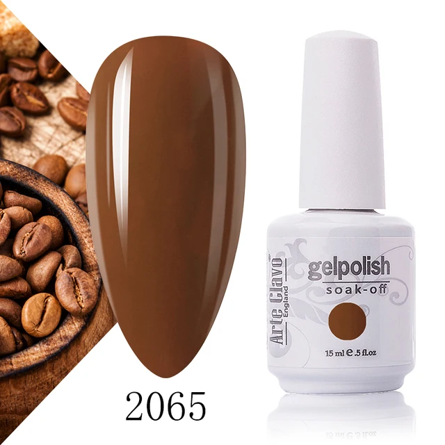 Arte Clavo 131 Colors Gel Polish Nail Gel Varnish Paint Semi Permanent Nails Art Gel Nail Polish For Manicure Top Coat Base Coat 2065