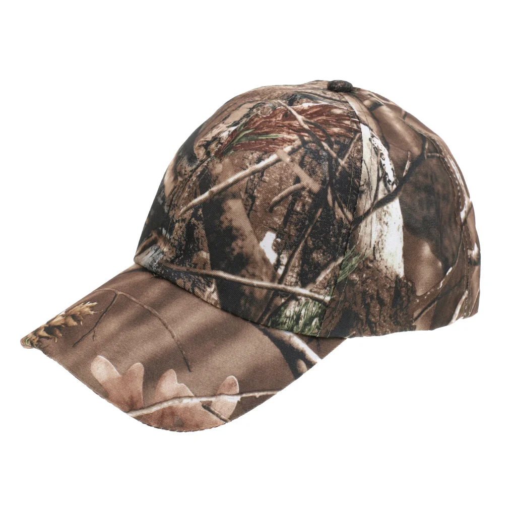 Наружная камуфляжная кепка Солнцезащитная бейсбольная шляпа для охоты пеших видов спорта унисекс