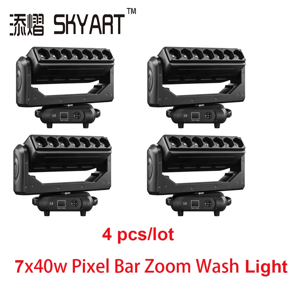 

Free shipping factory new item products high qulity 7*40w-moving-head-light-led-pixel