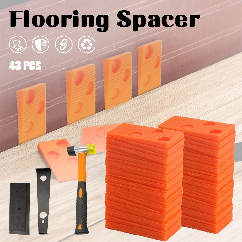 43 pçs laminado vinil prancha espaçadores de