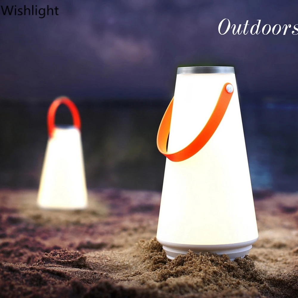 

Portable Wireless LED Home Night Light Table Lamp USB Rechargeable Touch Switch Lamp Outdoor Camping Emergency Light