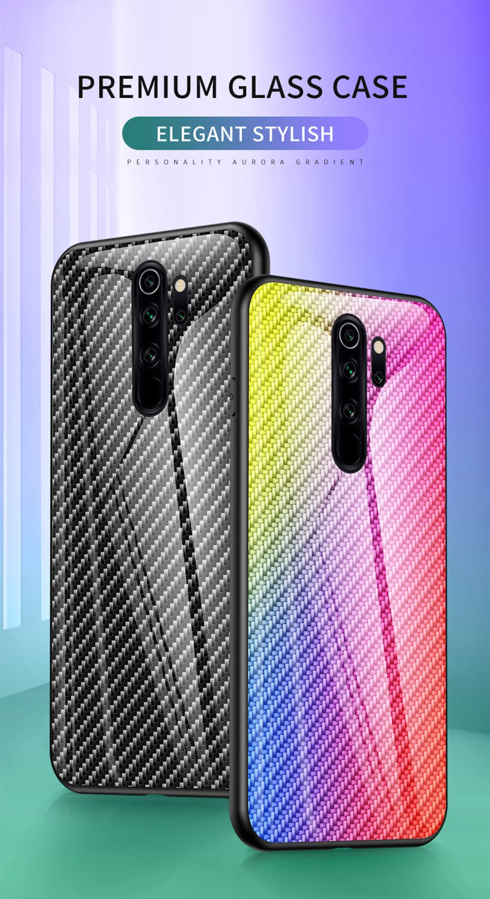 Чехол из закаленного стекла из углеродного волокна для Xiaomi Redmi Note 8 Note 8 Pro Redmi 8 Redmi 8A Note 7 Чехол для Redmi Note 6