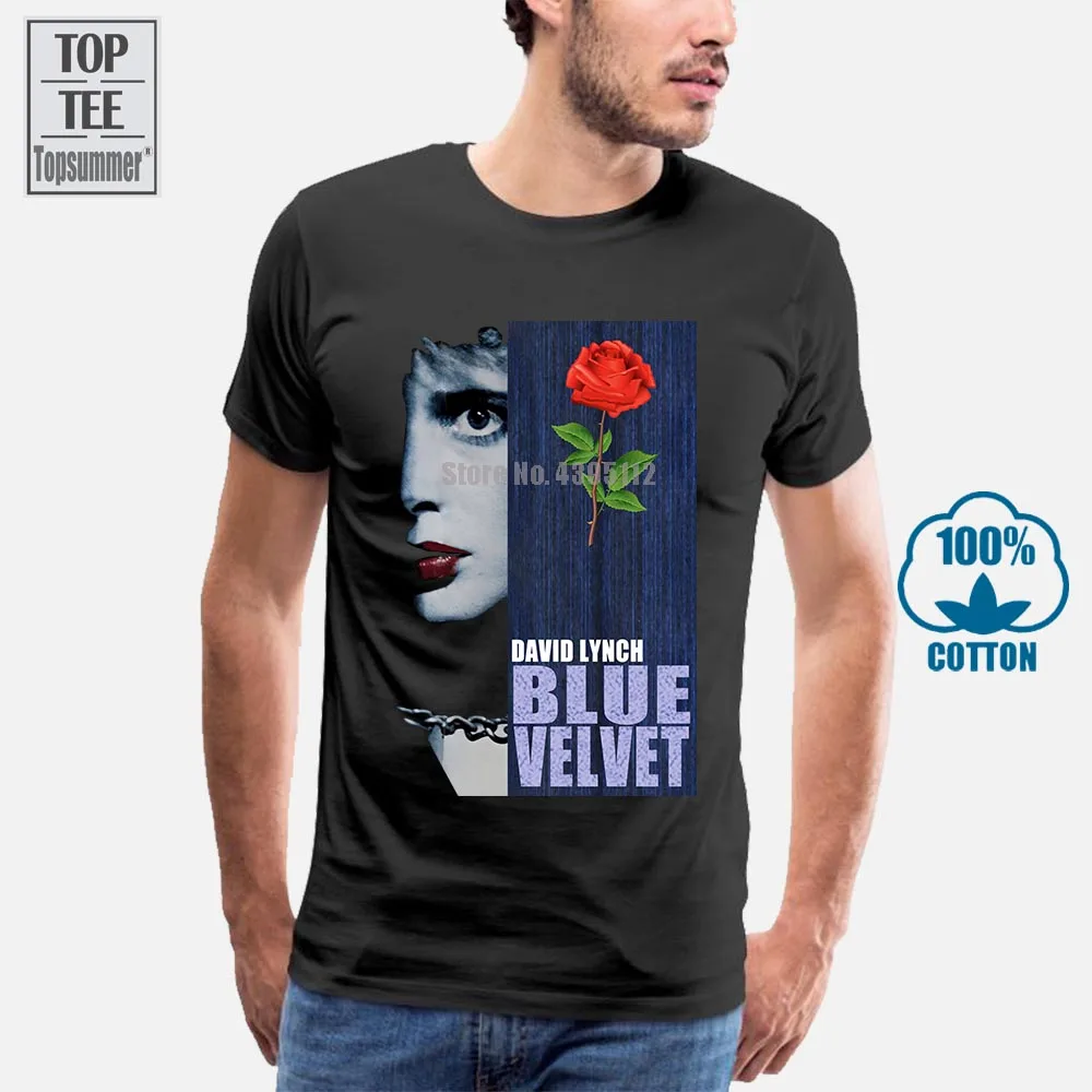 New Black David Lynch Blue Velvet Tshirt Frank Booth Kyle Maclachlan Lumberton Tshirts