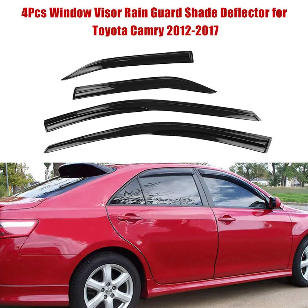 

4PCS for Toyota Camry 2012-2017 Side Sun Window Visors Deflectors Rain Guard