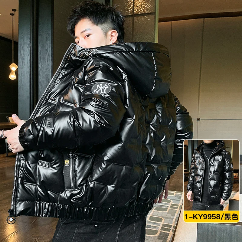 Glossy Down Jacket Men's 2021 Autumn 