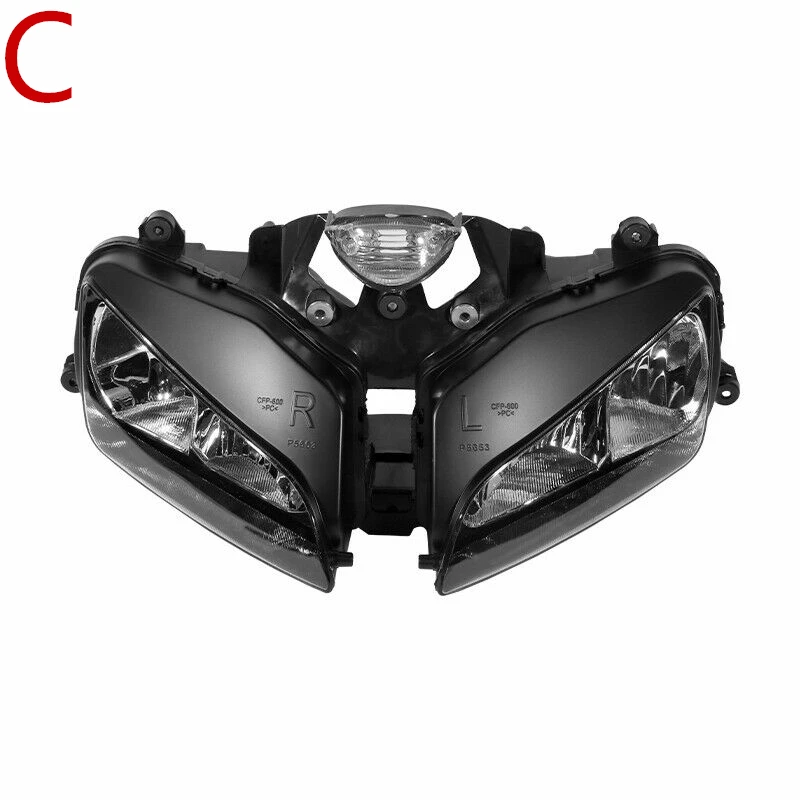 Фара для мотоцикла Фара в сборке для SUZUKI Honda Yamaha YZF R6 YZF-R6 YZF R6S 2006-2009 - Цвет: C