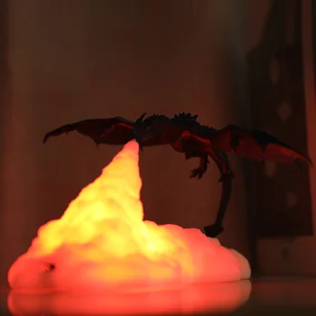 

Newest 3D Printed LED Dragon Lamps Night Light Space Shuttle Lamp Moon Lamp Night Lamp Night Decorative Light For Kids Gifts