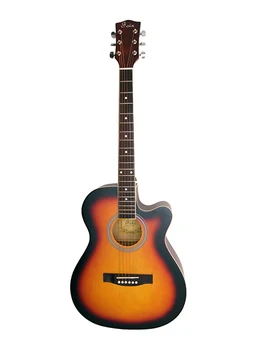 

Ffg-1040sb acoustic guitar, sanberst, with neckline, Foix