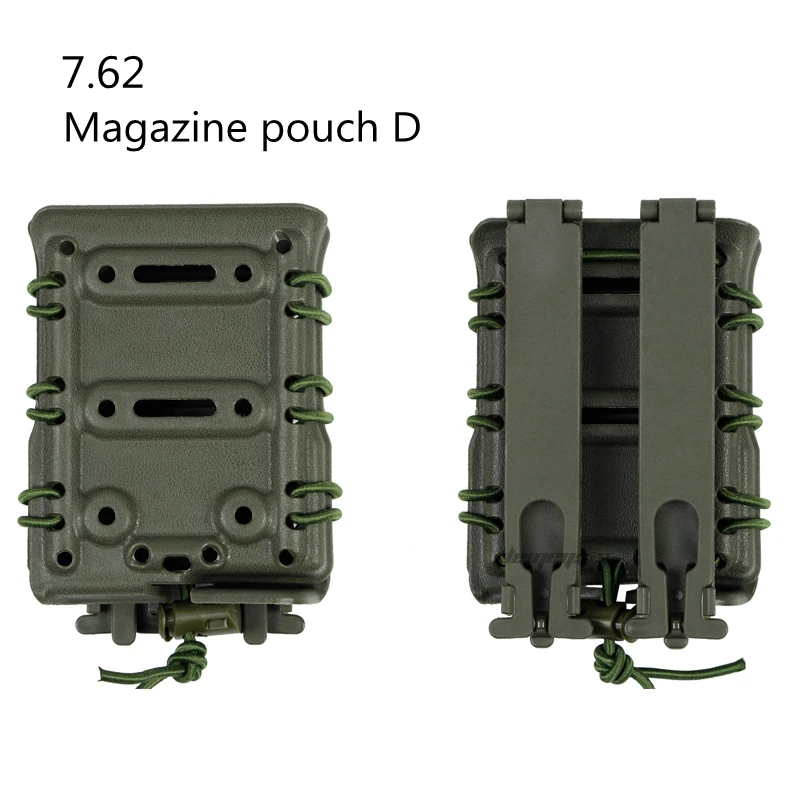 7,62 Тактический Подсумок прочный страйкбол Пейнтбол нейлоновый подсумок кобуры регулируемые охотничьи подсумок для стрельбы - Цвет: green d