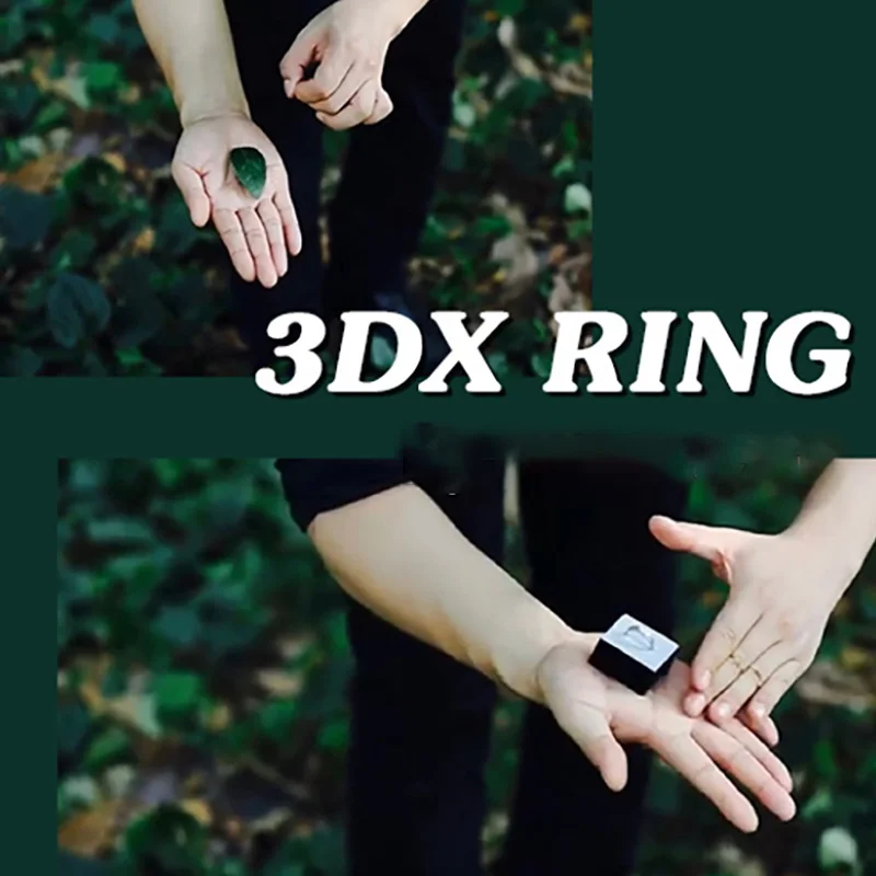 Anello 3Dx Di Rick Lee Trucchi Magici Da Sinistra Ad Anello Scatola Che Appare Mago Close Up Street Gimmicks Illusions Puntelli Magia Romantica